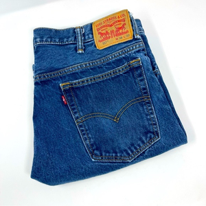 Levi’s 517 Bootcut Blue Denim Jeans Red Tab Durable Rugged Mens Sz.‎ 38X32”